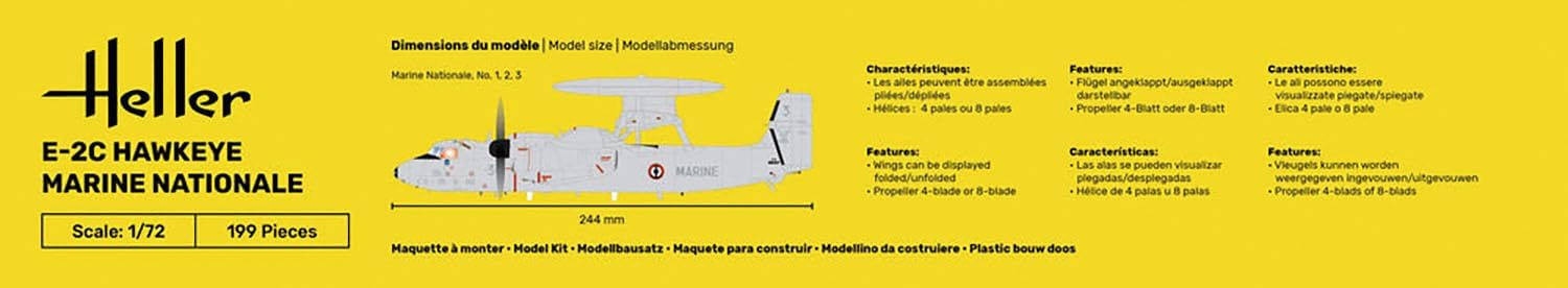 Heller 1:72 - E-2C Hawkeye Marine Nationale