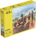 Herrail HE82752 1/24 Peasant Figure, Set of 3, Plastic Model