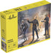 Herrail HE82753 1/24 French Firefighter Figure, Set of 3, Plastic Model