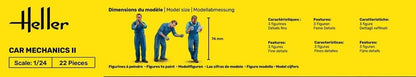 Eerel HE82756 1/24 Auto Mechanic 2 Figure Set of 3 Plastic Model