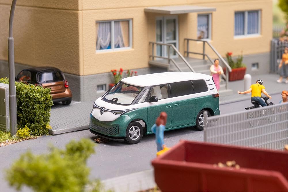 Faller 161422 VW ID Buzz Green/White (HERPA) - Track Gauge H0