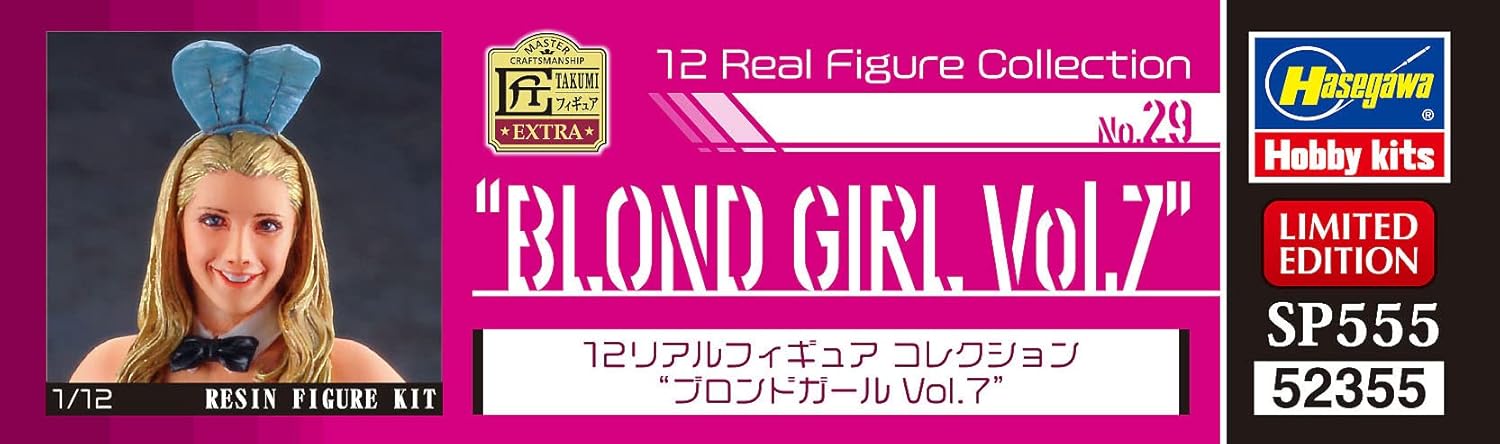 Hasegawa - 1/12  Real Figure Collection No. 29, Blond Girl Vol. 7
