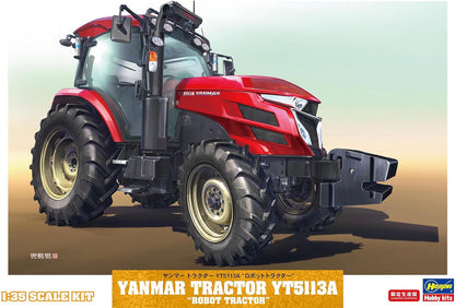 Hasegawa - 1/35  Yanmar Traktor Yt5113a, Robot Tractor