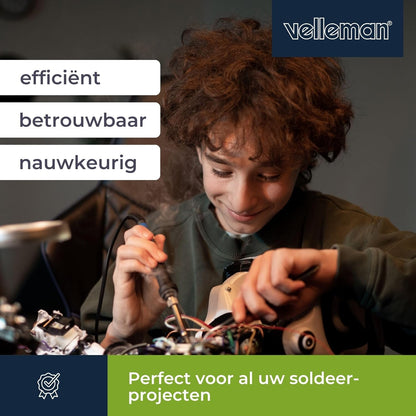 Velleman - Set Met Soldeerstation Met Instelbare Temperatuur