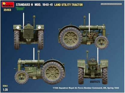 Miniart 1:35 - Land Utility Tractor N Green Mod 1940-41