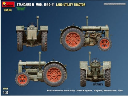 Miniart 1:35 - Land Utility Tractor N Green Mod 1940-41