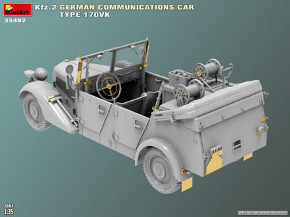 MiniArt - 1/35 Kfz.2 German Communications Car Type 170vk