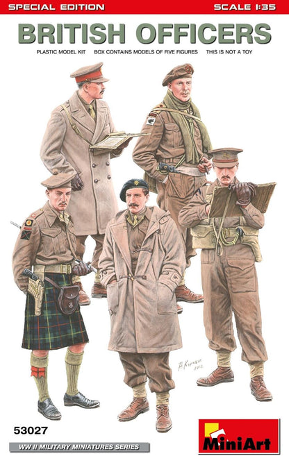 Miniart 1:35 - British Officers SpecEdt (35165