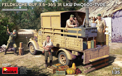 MiniArt - 1/35 Feldkuche Auf 3,6-36s 3t Lkw Pmq600-type