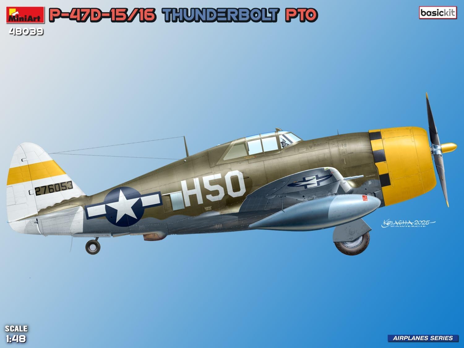 MiniArt - 1/48 P-47d-15/16 Thunderbolt. Pto. Basic Kit