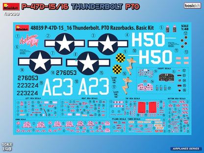 MiniArt - 1/48 P-47d-15/16 Thunderbolt. Pto. Basic Kit