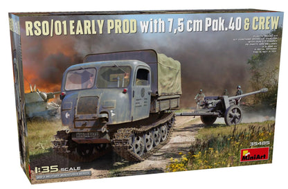 Miniart 1:35 - RSO/01 Early Prod, w/ 7.5cm Pak 40 & Crew