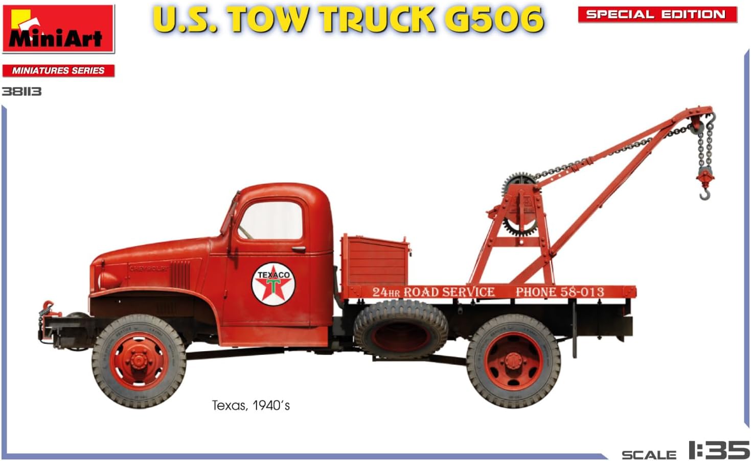 Miniart 1:35 - US Tow Truck G506, Special Edition