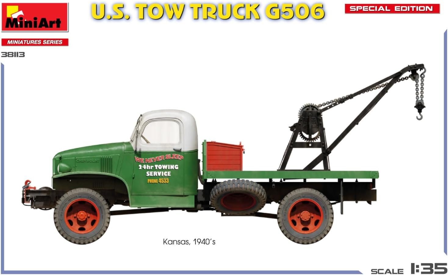 Miniart 1:35 - US Tow Truck G506, Special Edition