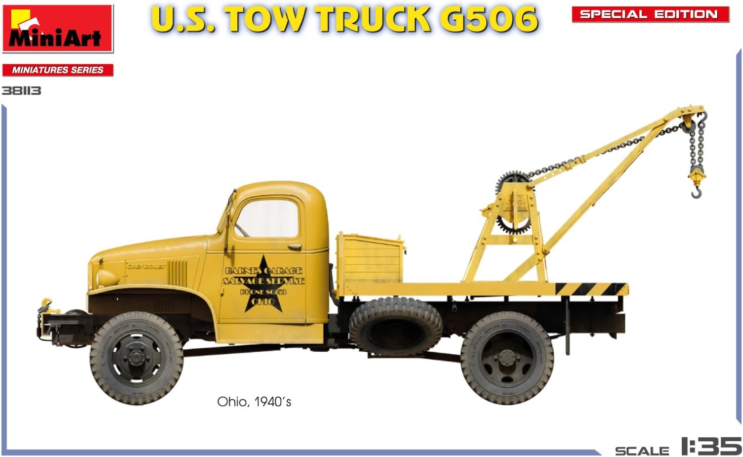 Miniart 1:35 - US Tow Truck G506, Special Edition