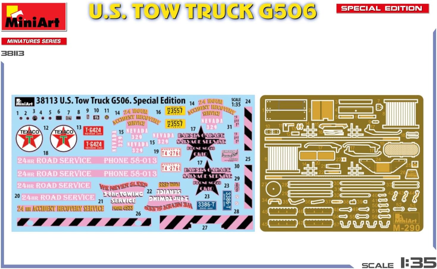 Miniart 1:35 - US Tow Truck G506, Special Edition