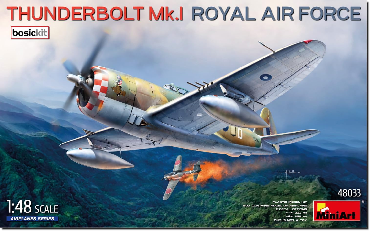 Miniart 1:48 - Thunderbolt Mk.I, Royal Air Force, Basic