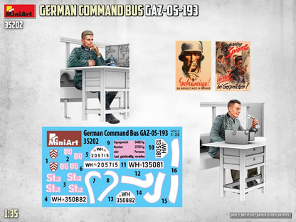 Miniart 1:35 - German Command Bus GAZ-05-193