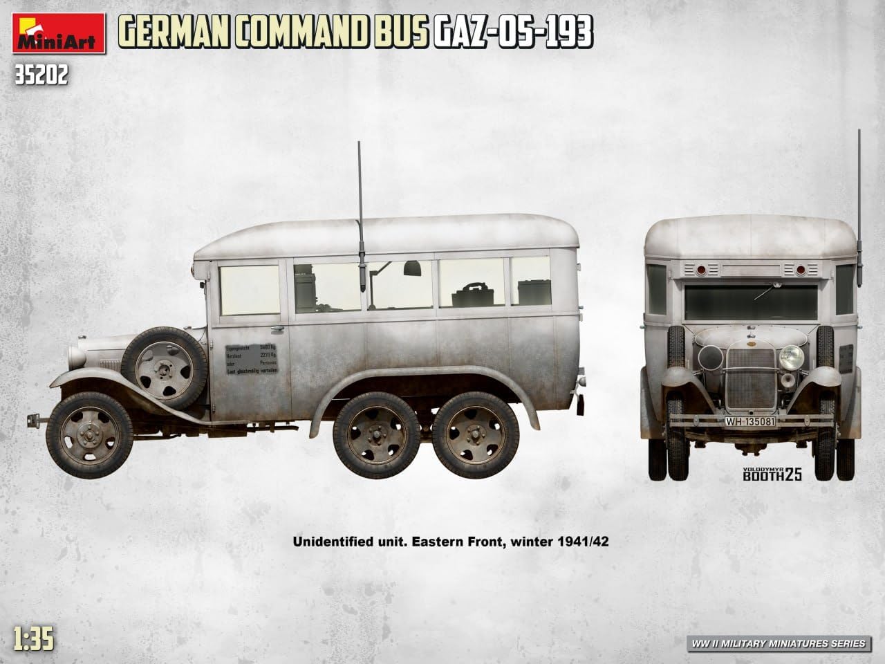 Miniart 1:35 - German Command Bus GAZ-05-193