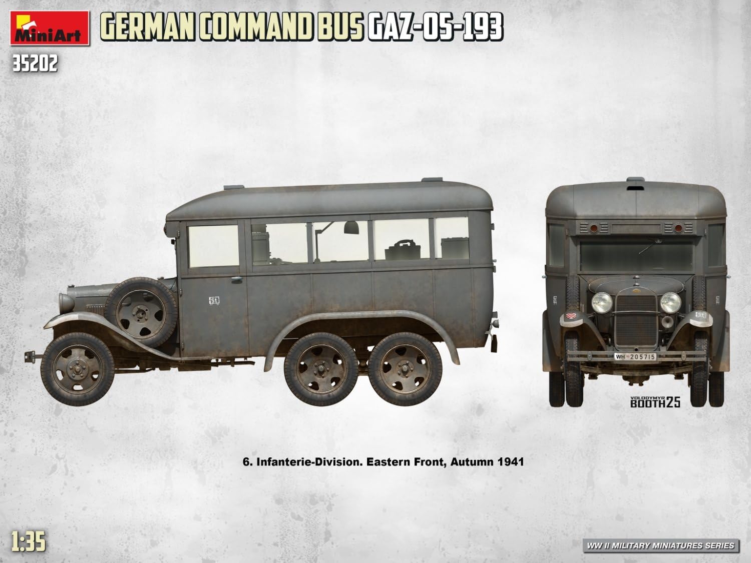 Miniart 1:35 - German Command Bus GAZ-05-193