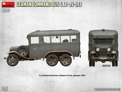 Miniart 1:35 - German Command Bus GAZ-05-193