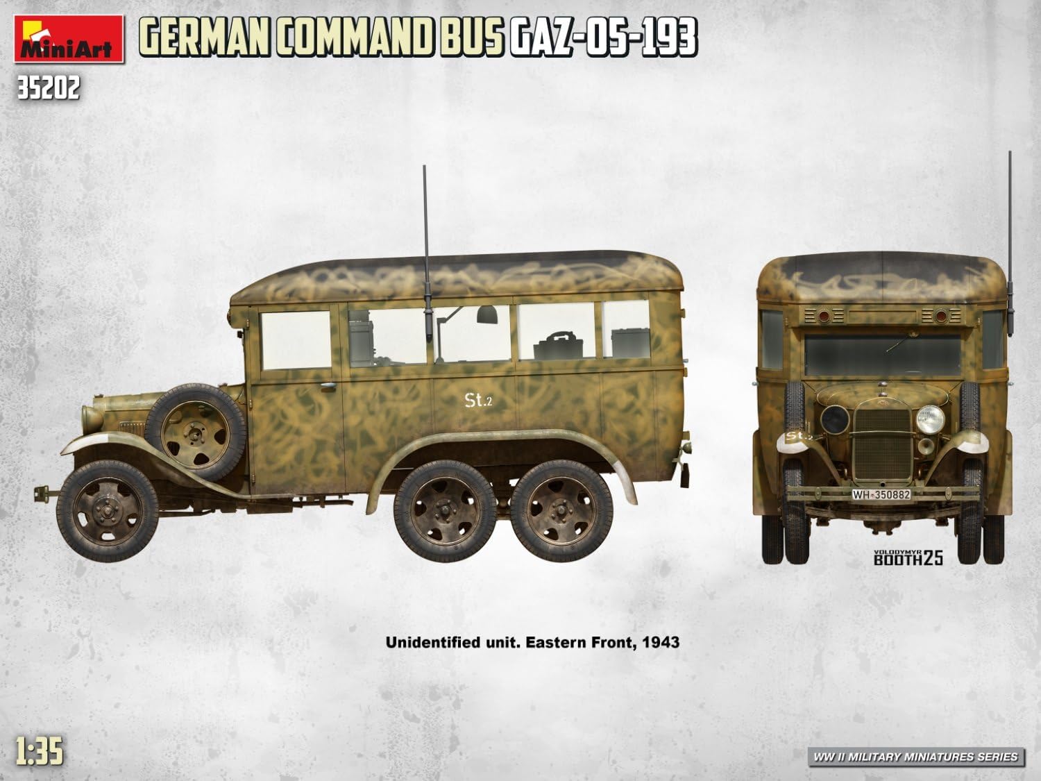 Miniart 1:35 - German Command Bus GAZ-05-193