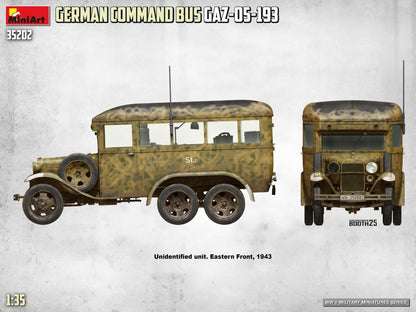 Miniart 1:35 - German Command Bus GAZ-05-193