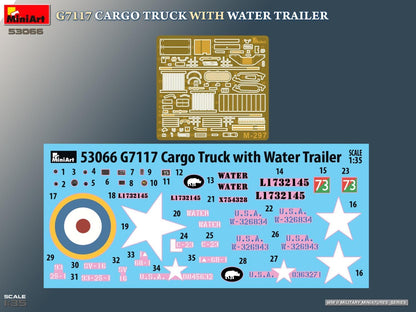 Miniart 1:35 - G7117 Cargo Truck with Water Trailer