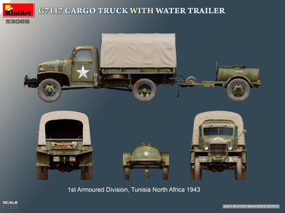 Miniart 1:35 - G7117 Cargo Truck with Water Trailer