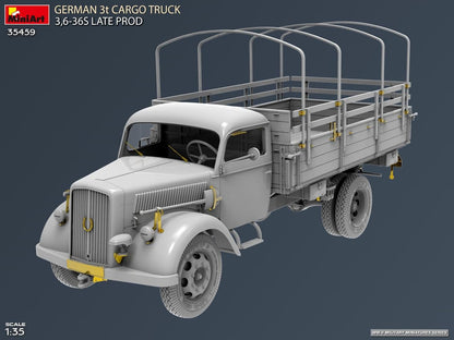 Miniart 1:35 - German 3t Cargo Truck 3,6-36s Late Prod