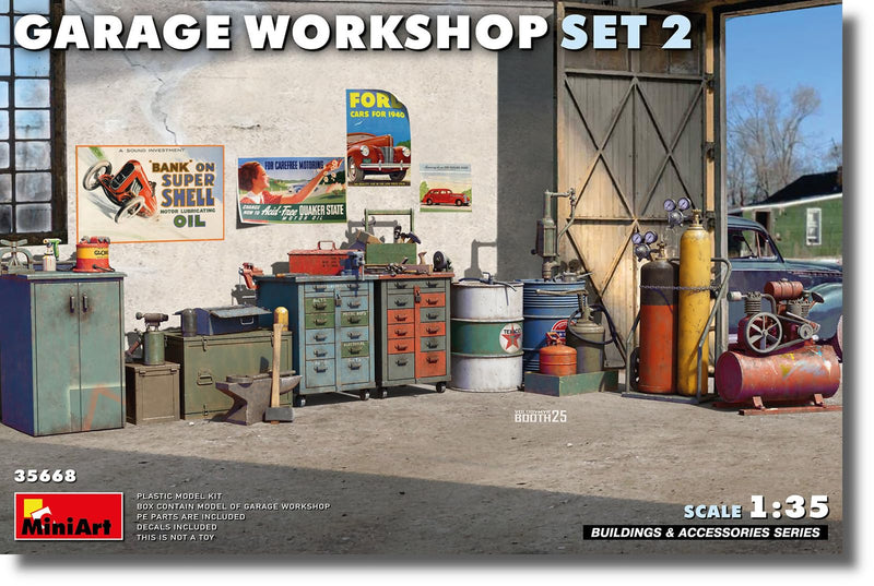 Miniart 1:35 - Garage Workshop Set #2