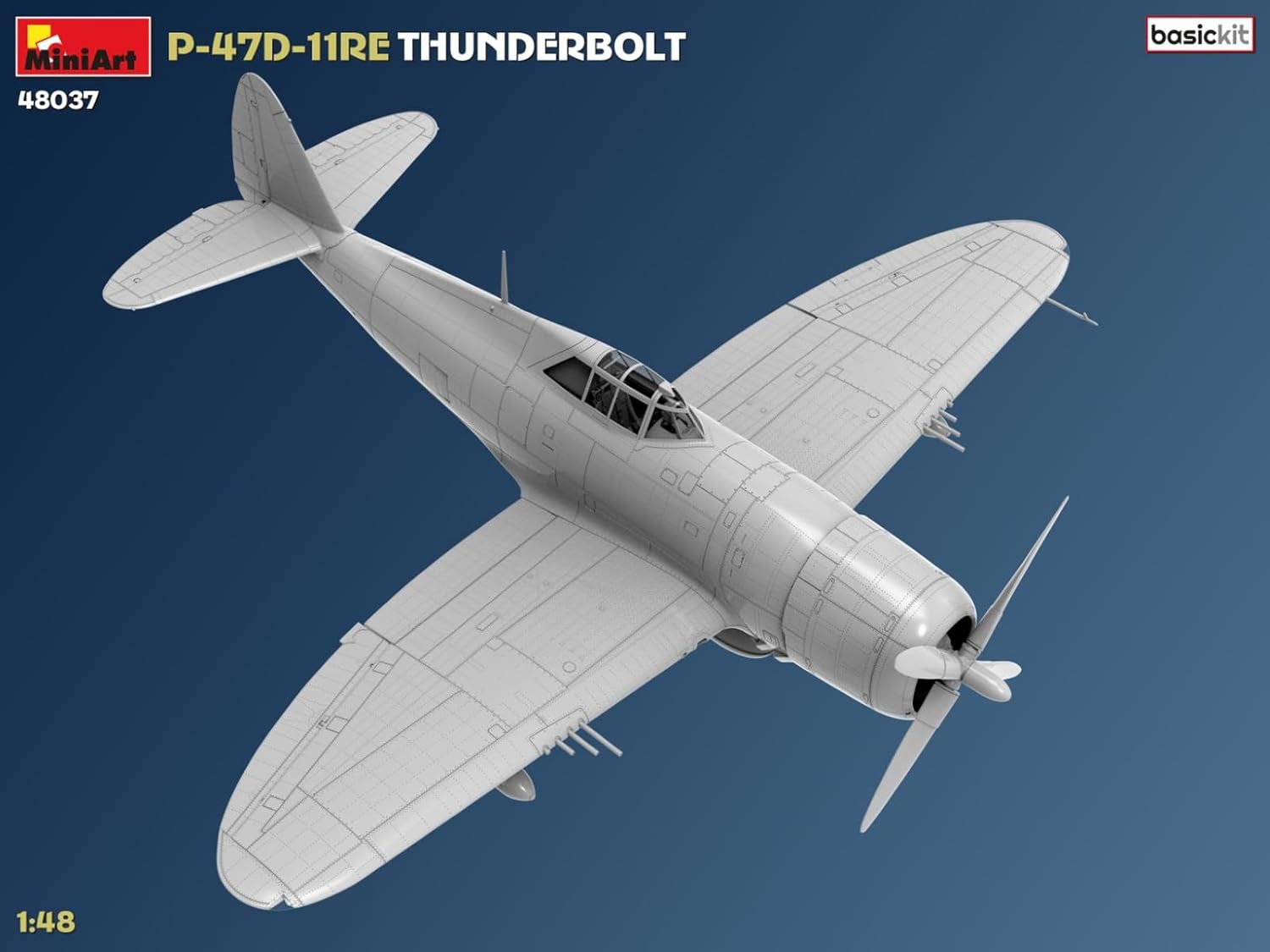 Miniart 1:48 - P-47D-11R Thunderbolt Basic Kit