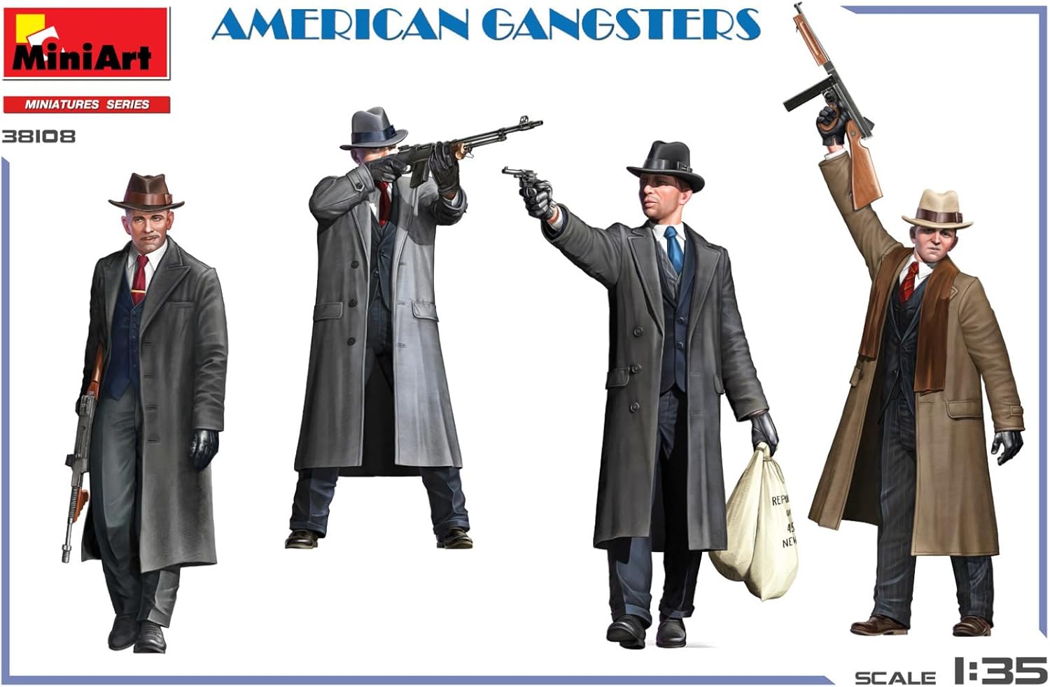 Miniart 1:35 - Amerikaanse gangsters