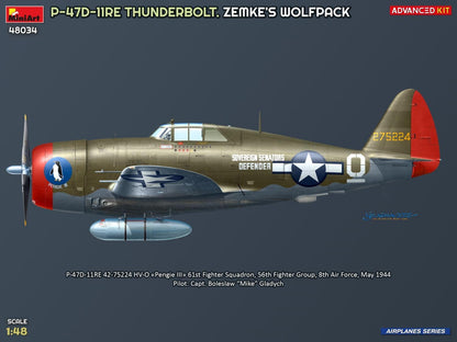 MiniArt - 1/48 P-47d-11re Thunderbolt. Zemke`s Wolfpack.  Advanced Kit