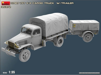 MiniArt - 1/35 G7107 Cargo Truck With Ben Hur Trailer