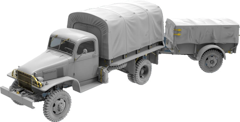 MiniArt - 1/35 G7107 Cargo Truck With Ben Hur Trailer