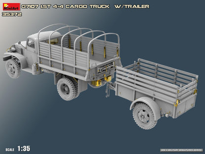 MiniArt - 1/35 G7107 Cargo Truck With Ben Hur Trailer