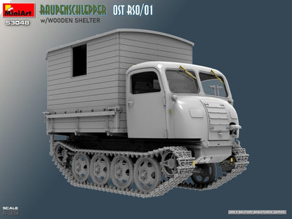 Miniart 1:35 Raupenschlepper Ost RSO/01 w/Houten onderdak