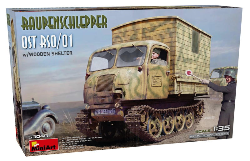 Miniart 1:35 Raupenschlepper Ost RSO/01 w/Houten onderdak