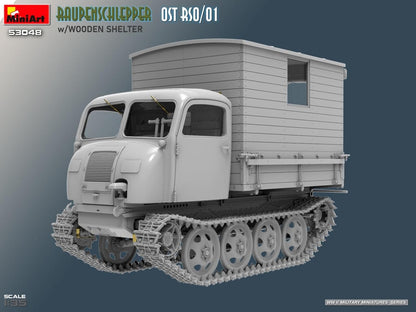 Miniart 1:35 Raupenschlepper Ost RSO/01 w/Houten onderdak