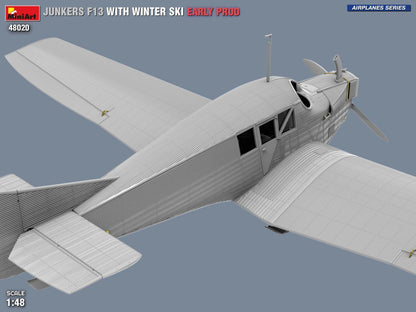 Miniart 1:48 - Junkers F13 w/Winter Ski, Early Prod