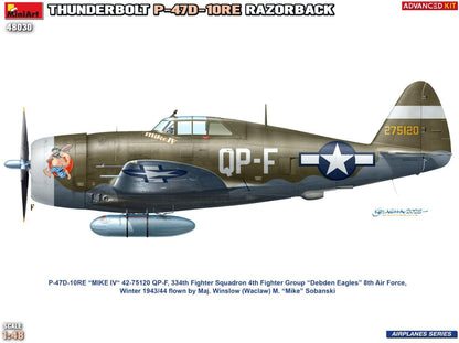 Miniart 1:48 - P-47D-10RE Thunderbolt, Advanced Kit