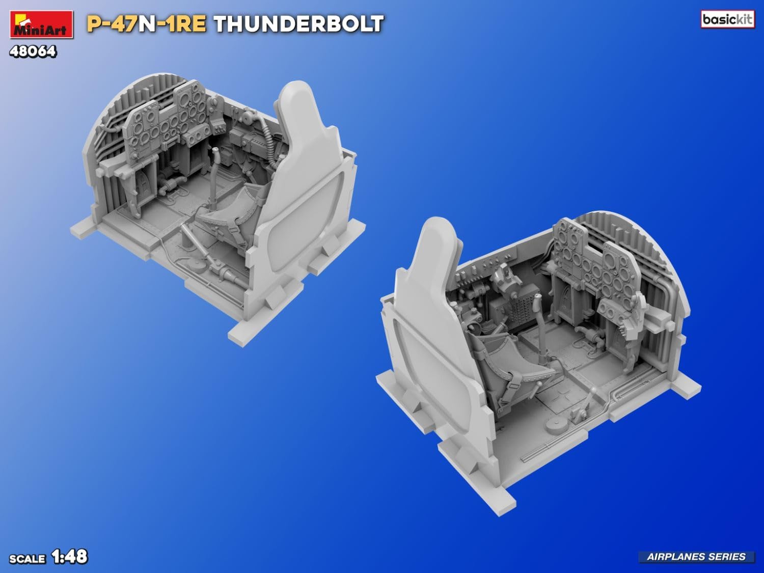 Miniart 1:48 - P-47N-1RE Thunderbolt Basic Kit