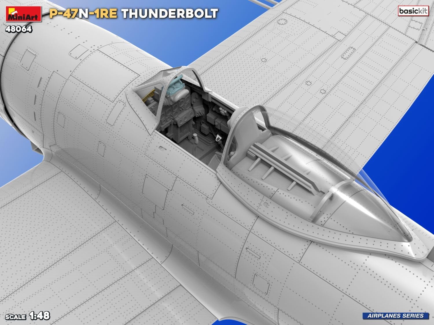 Miniart 1:48 - P-47N-1RE Thunderbolt Basic Kit