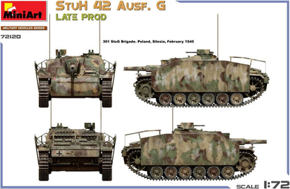 Miniart 1:72 - StuH 42 Ausf. G Late Prod