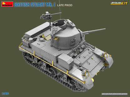 Miniart 1:35 - M3 Stuart Mk I Late Prod (Interieur Kit