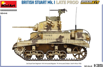 Miniart 1:35 - M3 Stuart Mk I Late Prod (Interieur Kit