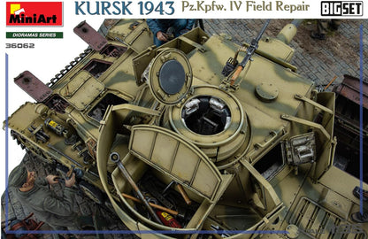 Miniart 1:35 – Koersk 1943 Pz. Kpfw IV Field Repair grote set