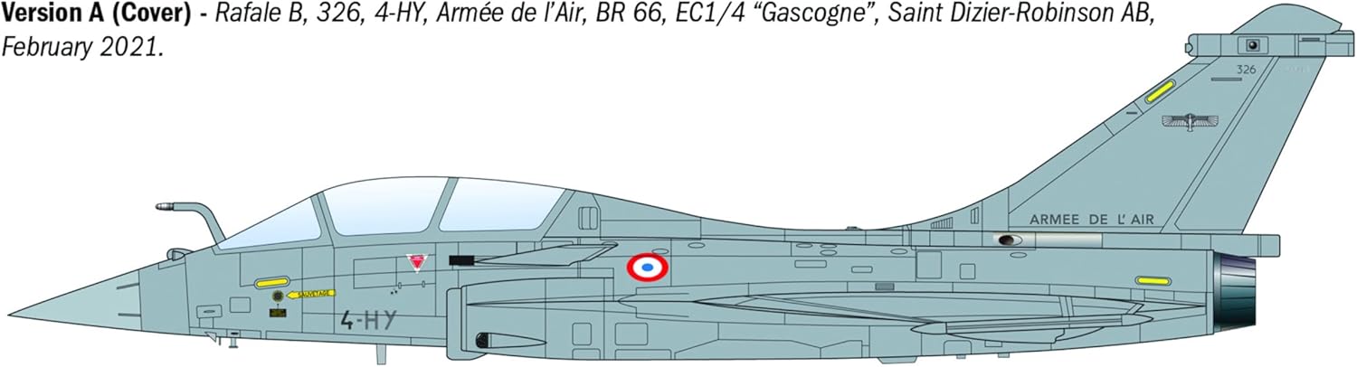 Italeri 90092 Rafale B 1:72 Scale Plastic Model Kit/Model Assembly