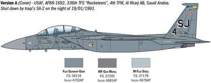 Italeri 90166 F-15E Strike Eagle, scala 1:72, Plastic Model Kit/Modello in plastica da montare